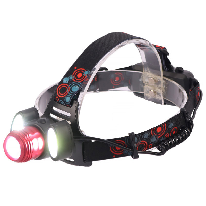 چراغ قوه پیشانی هدلایت شارژی LED Headlight کد 2