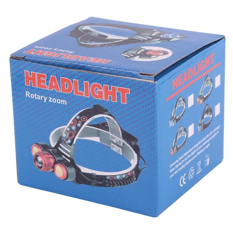 چراغ قوه پیشانی هدلایت شارژی LED Headlight کد 2