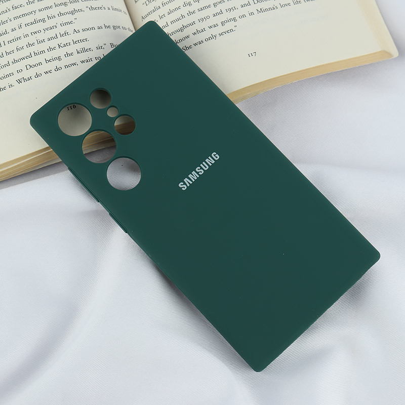 قاب سیلیکونی اصلی زیربسته سامسونگ Galaxy S24 Ultra محافظ لنزدار