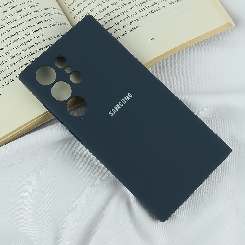 قاب سیلیکونی اصلی زیربسته سامسونگ Galaxy S24 Ultra محافظ لنزدار