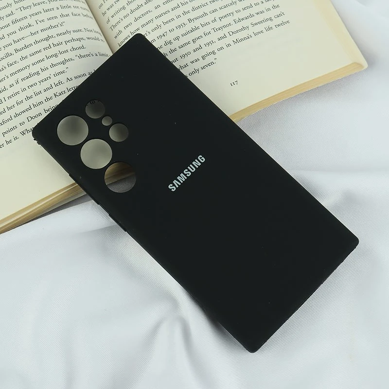 قاب سیلیکونی اصلی زیربسته سامسونگ Galaxy S24 Ultra محافظ لنزدار
