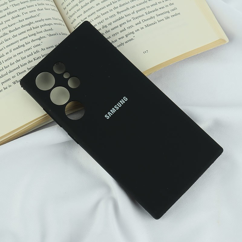 قاب سیلیکونی اصلی زیربسته سامسونگ Galaxy S24 Ultra محافظ لنزدار