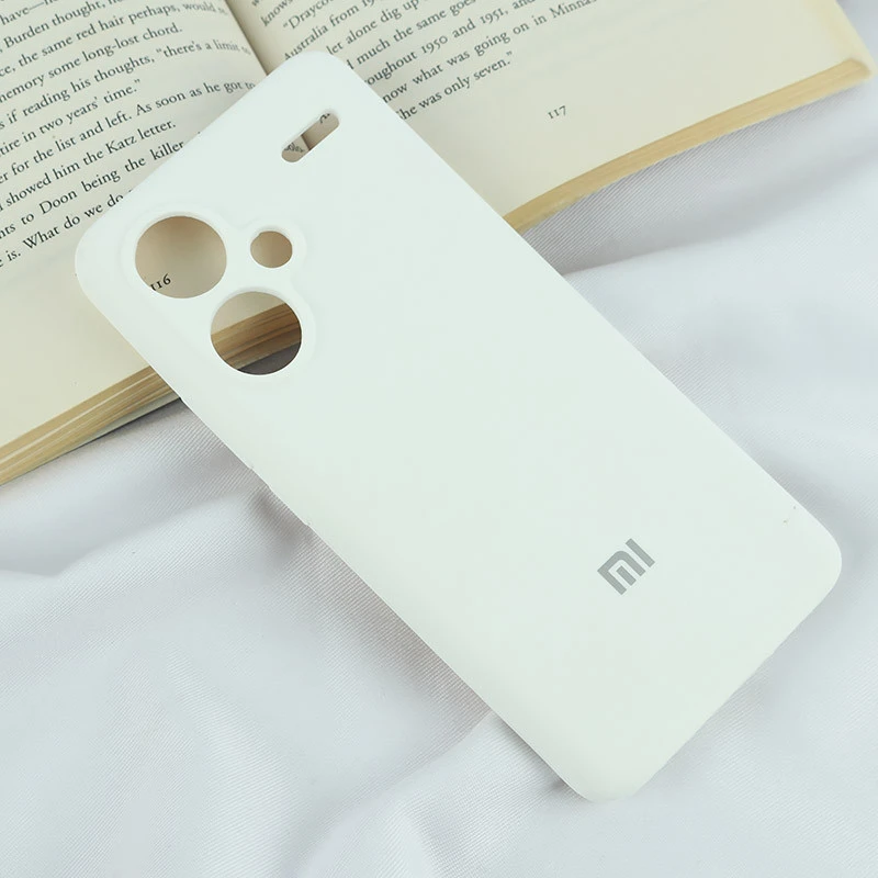 قاب سیلیکونی اصلی زیربسته شیائومی Redmi Note 13 Pro Plus محافظ لنزدار