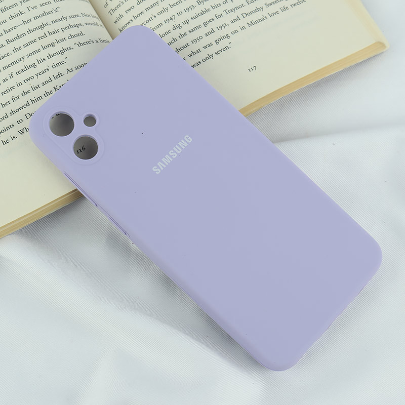 قاب سیلیکونی اصلی زیربسته سامسونگ Galaxy A05 محافظ لنزدار