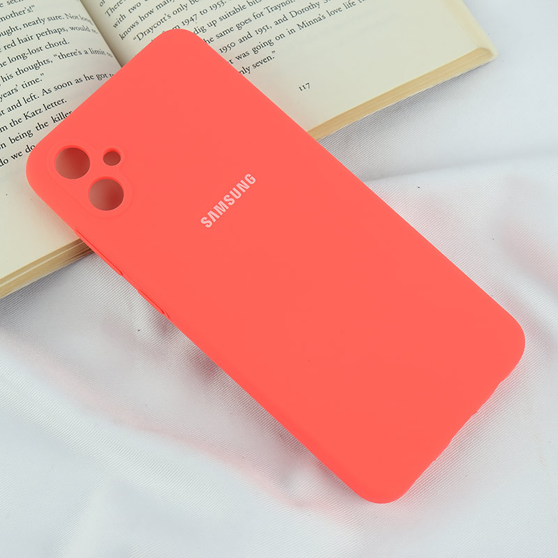 قاب سیلیکونی اصلی زیربسته سامسونگ Galaxy A05 محافظ لنزدار