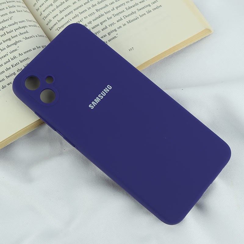 قاب سیلیکونی اصلی زیربسته سامسونگ Galaxy A05 محافظ لنزدار