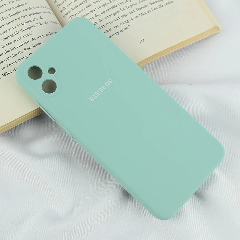 قاب سیلیکونی اصلی زیربسته سامسونگ Galaxy A05 محافظ لنزدار