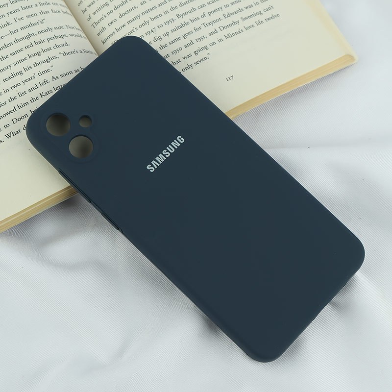 قاب سیلیکونی اصلی زیربسته سامسونگ Galaxy A05 محافظ لنزدار