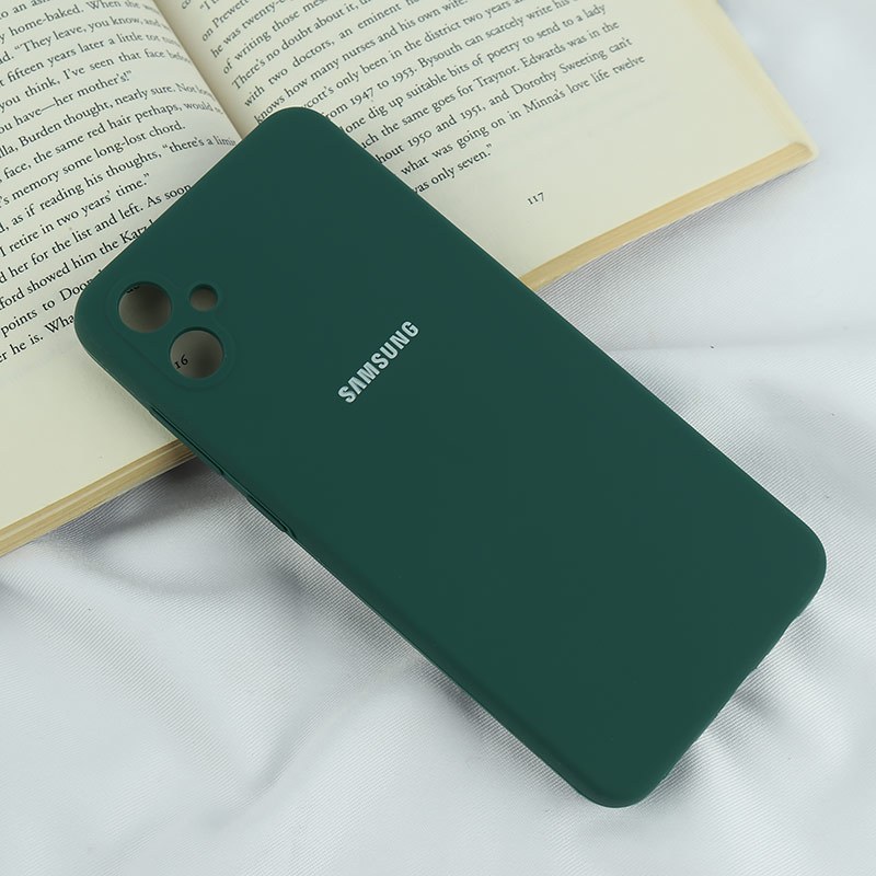 قاب سیلیکونی اصلی زیربسته سامسونگ Galaxy A05 محافظ لنزدار