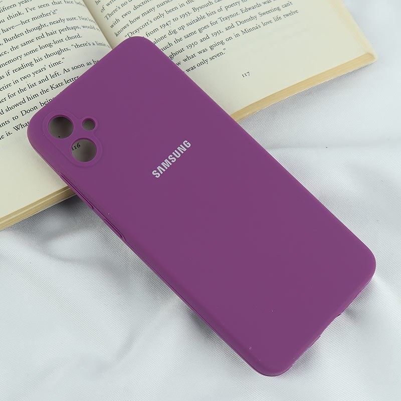 قاب سیلیکونی اصلی زیربسته سامسونگ Galaxy A05 محافظ لنزدار