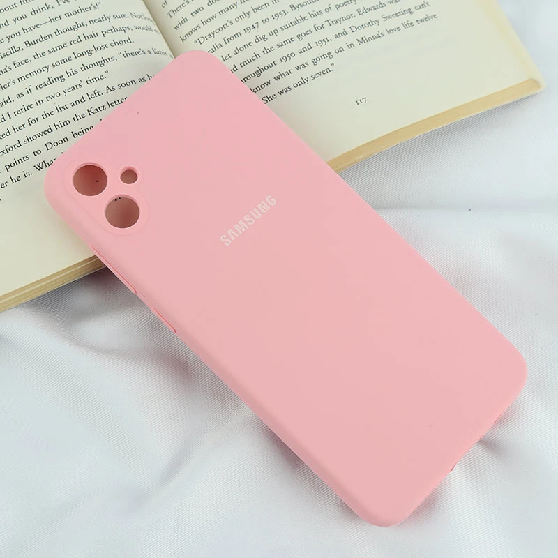 قاب سیلیکونی اصلی زیربسته سامسونگ Galaxy A05 محافظ لنزدار