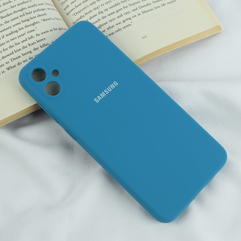 قاب سیلیکونی اصلی زیربسته سامسونگ Galaxy A05 محافظ لنزدار