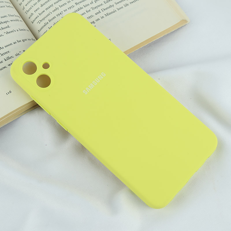 قاب سیلیکونی اصلی زیربسته سامسونگ Galaxy A05 محافظ لنزدار