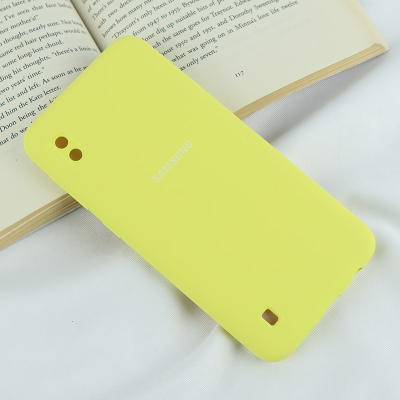 قاب سیلیکونی اصلی زیربسته سامسونگ Galaxy A10 محافظ لنزدار