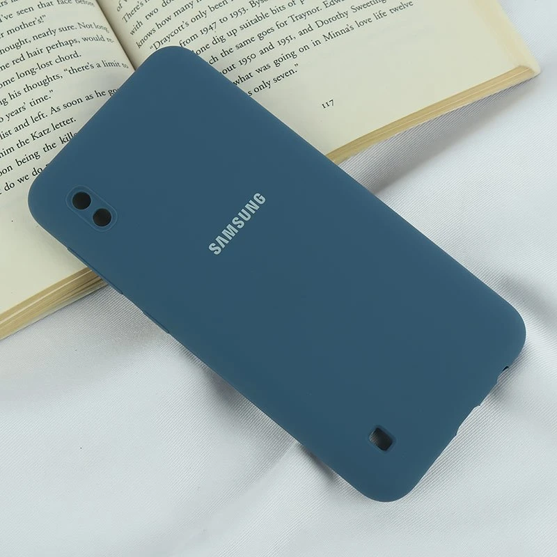 قاب سیلیکونی اصلی زیربسته سامسونگ Galaxy A10 محافظ لنزدار