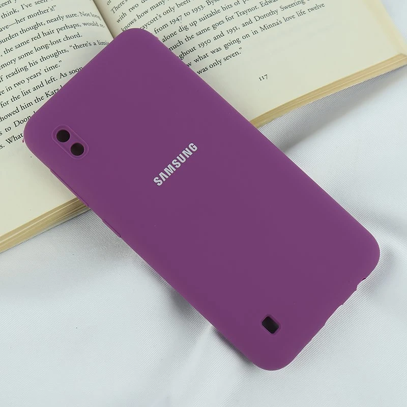 قاب سیلیکونی اصلی زیربسته سامسونگ Galaxy A10 محافظ لنزدار