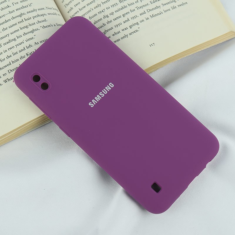 قاب سیلیکونی اصلی زیربسته سامسونگ Galaxy A10 محافظ لنزدار