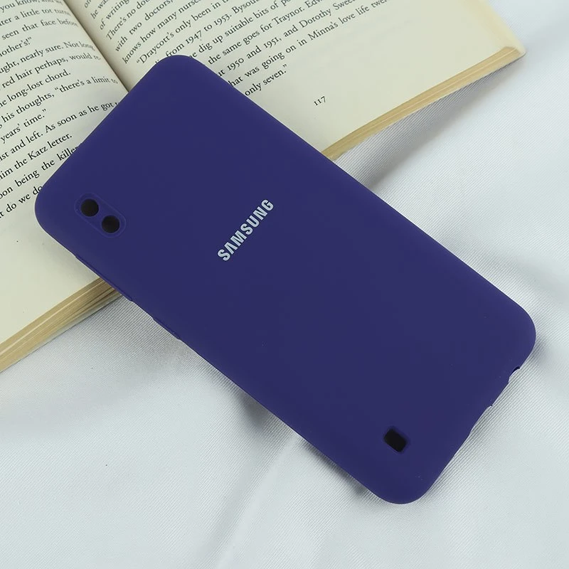 قاب سیلیکونی اصلی زیربسته سامسونگ Galaxy A10 محافظ لنزدار