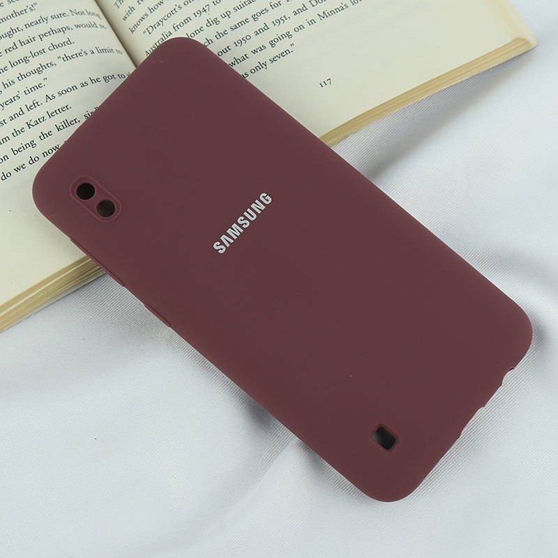 قاب سیلیکونی اصلی زیربسته سامسونگ Galaxy A10 محافظ لنزدار