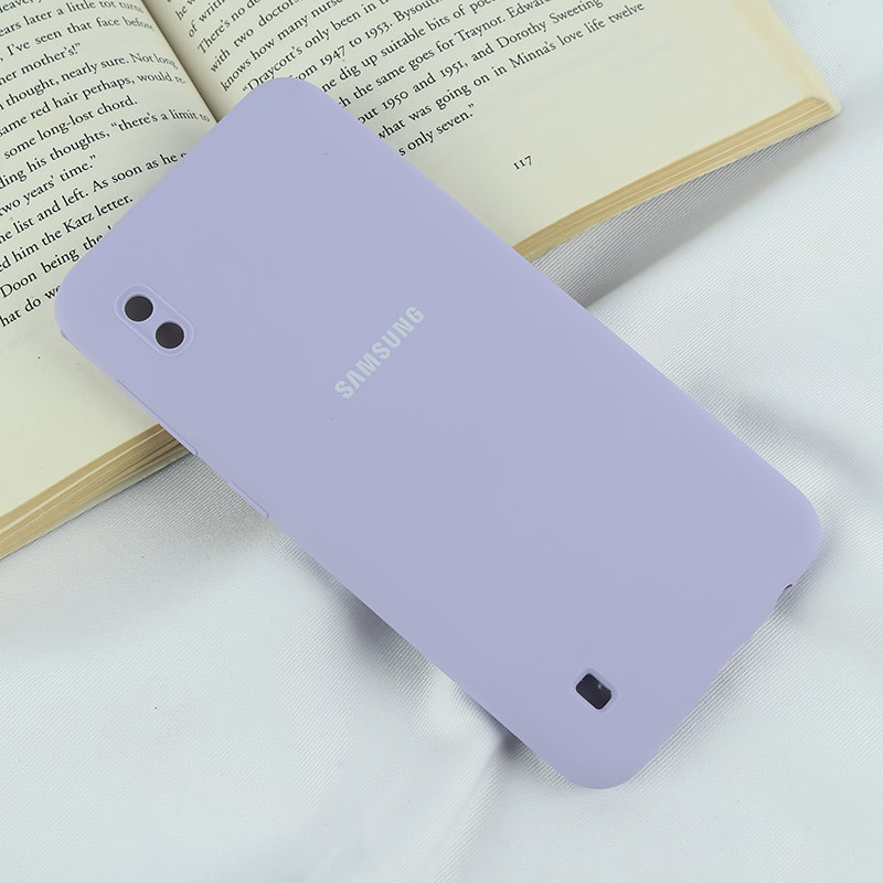 قاب سیلیکونی اصلی زیربسته سامسونگ Galaxy A10 محافظ لنزدار