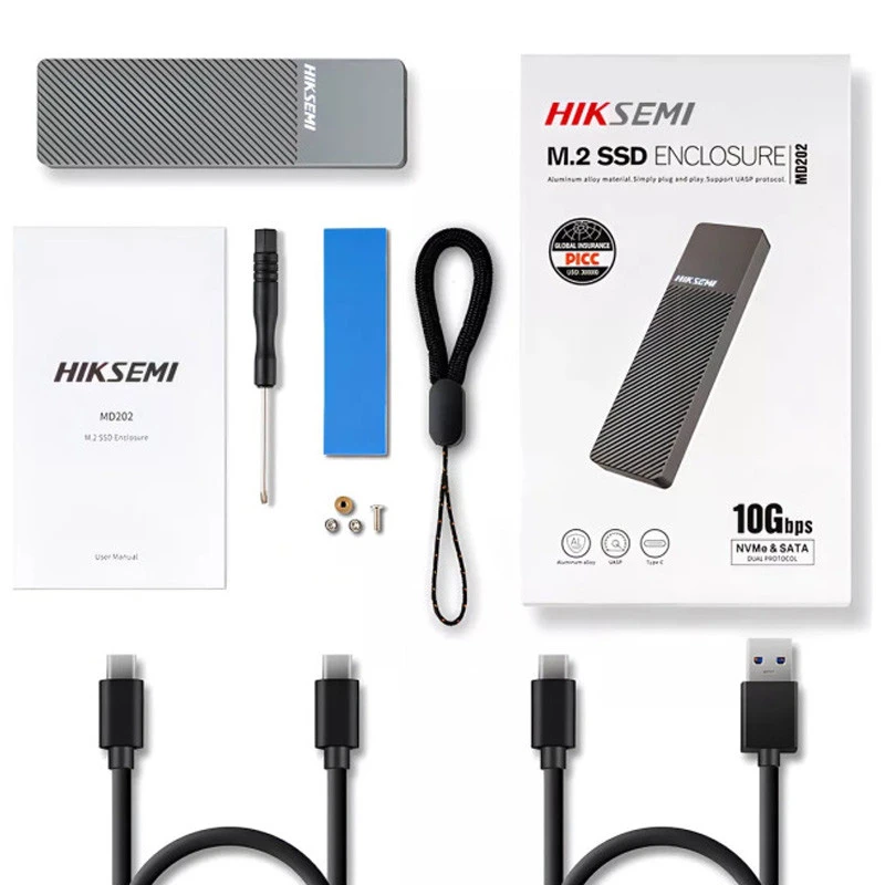 باکس هارد M.2 SSD هایک سمی MD202