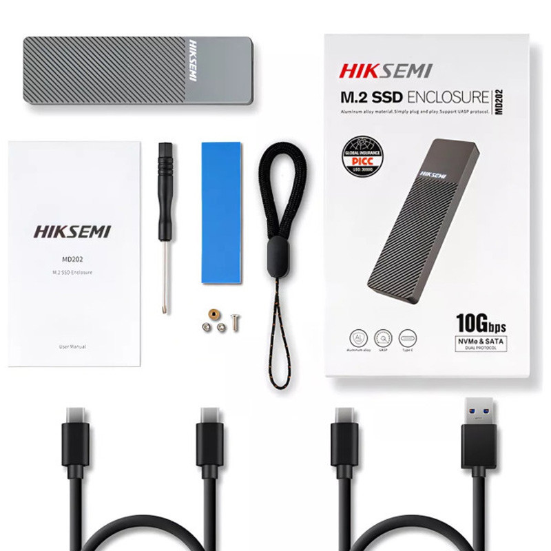 باکس هارد M.2 SSD هایک سمی MD202