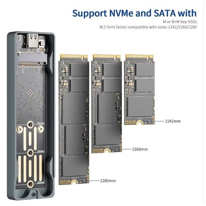 باکس هارد M.2 SSD هایک سمی MD202