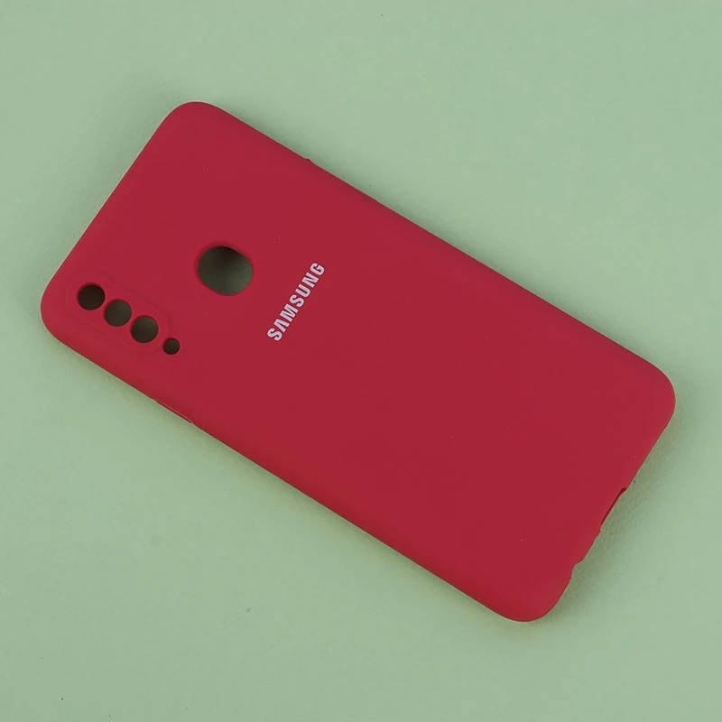 قاب سیلیکونی اصلی زیربسته سامسونگ Galaxy A20s محافظ لنزدار
