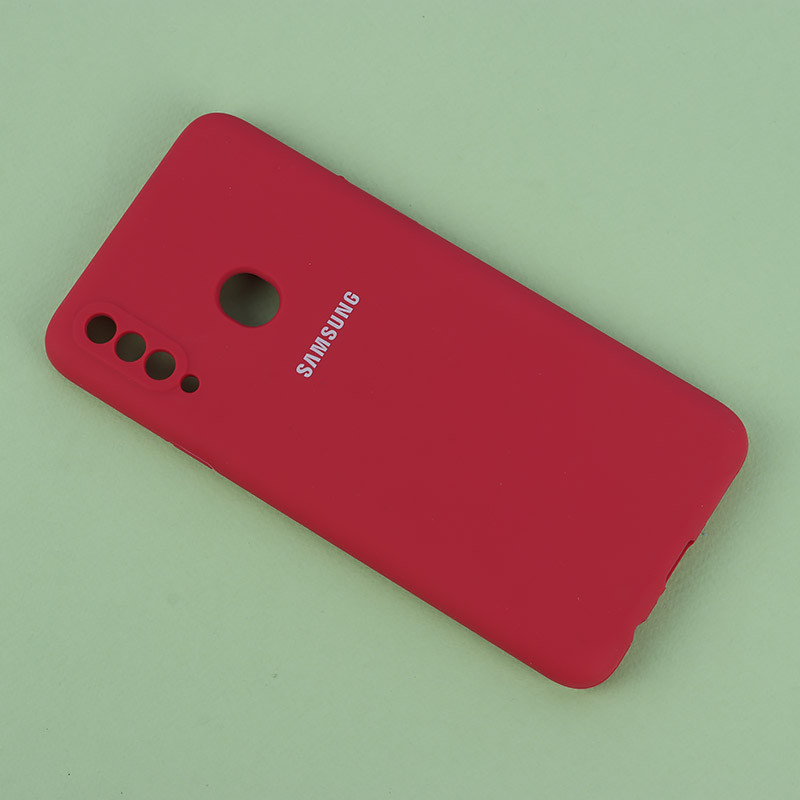 قاب سیلیکونی اصلی زیربسته سامسونگ Galaxy A20s محافظ لنزدار