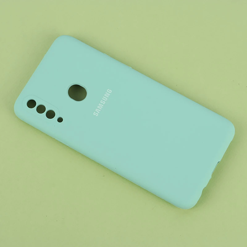قاب سیلیکونی اصلی زیربسته سامسونگ Galaxy A20s محافظ لنزدار