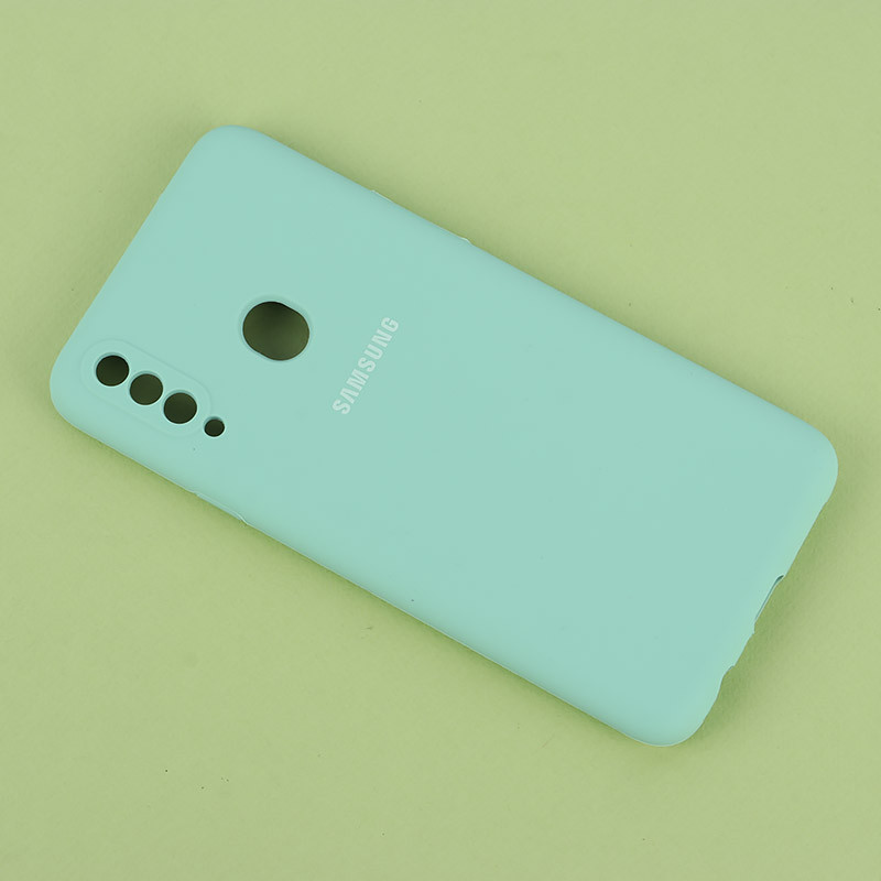 قاب سیلیکونی اصلی زیربسته سامسونگ Galaxy A20s محافظ لنزدار