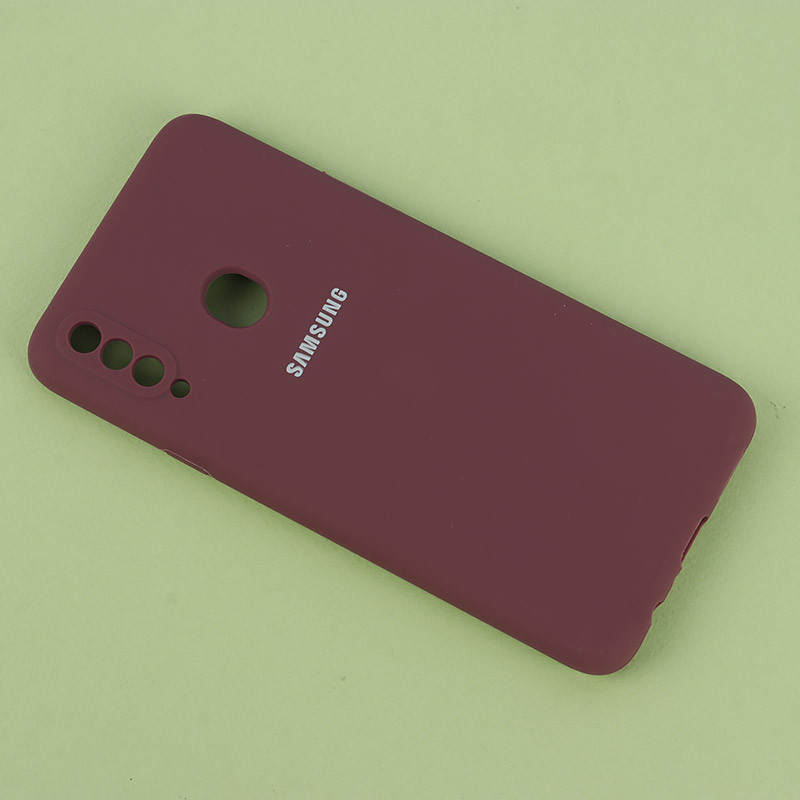 قاب سیلیکونی اصلی زیربسته سامسونگ Galaxy A20s محافظ لنزدار