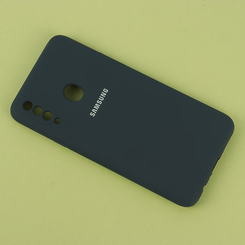 قاب سیلیکونی اصلی زیربسته سامسونگ Galaxy A20s محافظ لنزدار