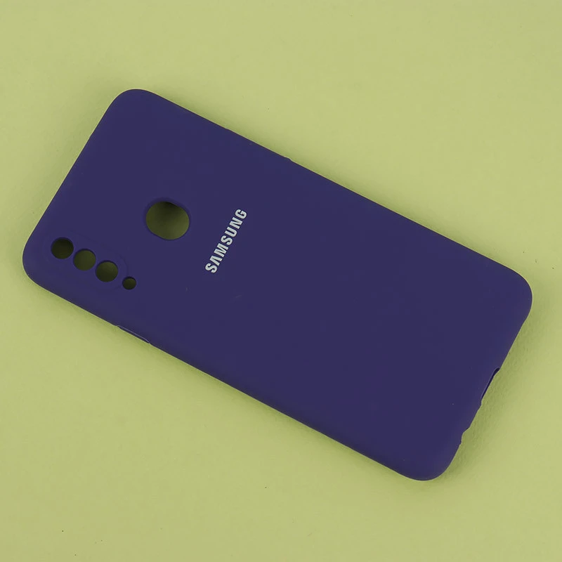 قاب سیلیکونی اصلی زیربسته سامسونگ Galaxy A20s محافظ لنزدار