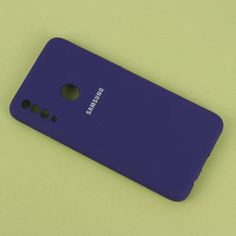 قاب سیلیکونی اصلی زیربسته سامسونگ Galaxy A20s محافظ لنزدار