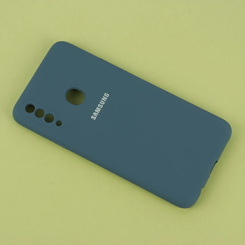 قاب سیلیکونی اصلی زیربسته سامسونگ Galaxy A20s محافظ لنزدار