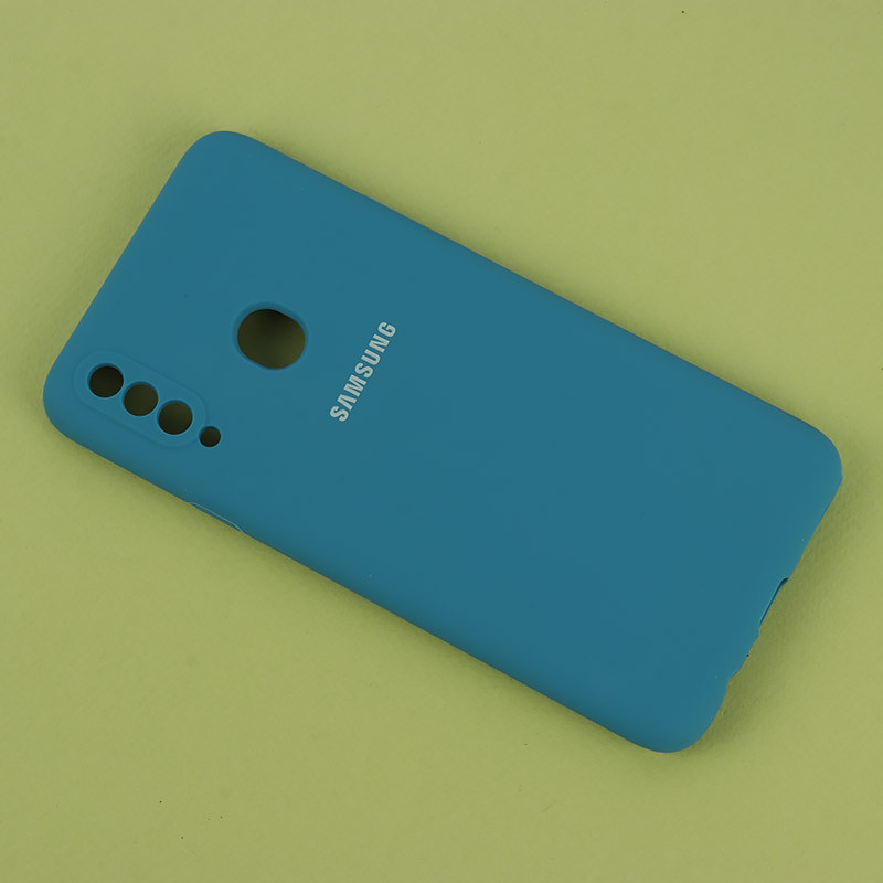 قاب سیلیکونی اصلی زیربسته سامسونگ Galaxy A20s محافظ لنزدار