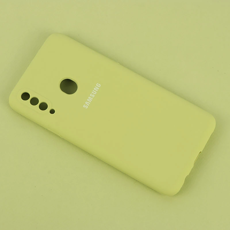 قاب سیلیکونی اصلی زیربسته سامسونگ Galaxy A20s محافظ لنزدار