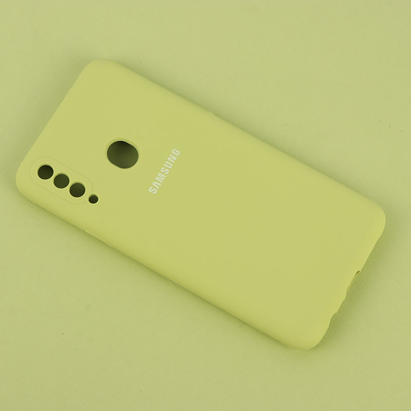 قاب سیلیکونی اصلی زیربسته سامسونگ Galaxy A20s محافظ لنزدار