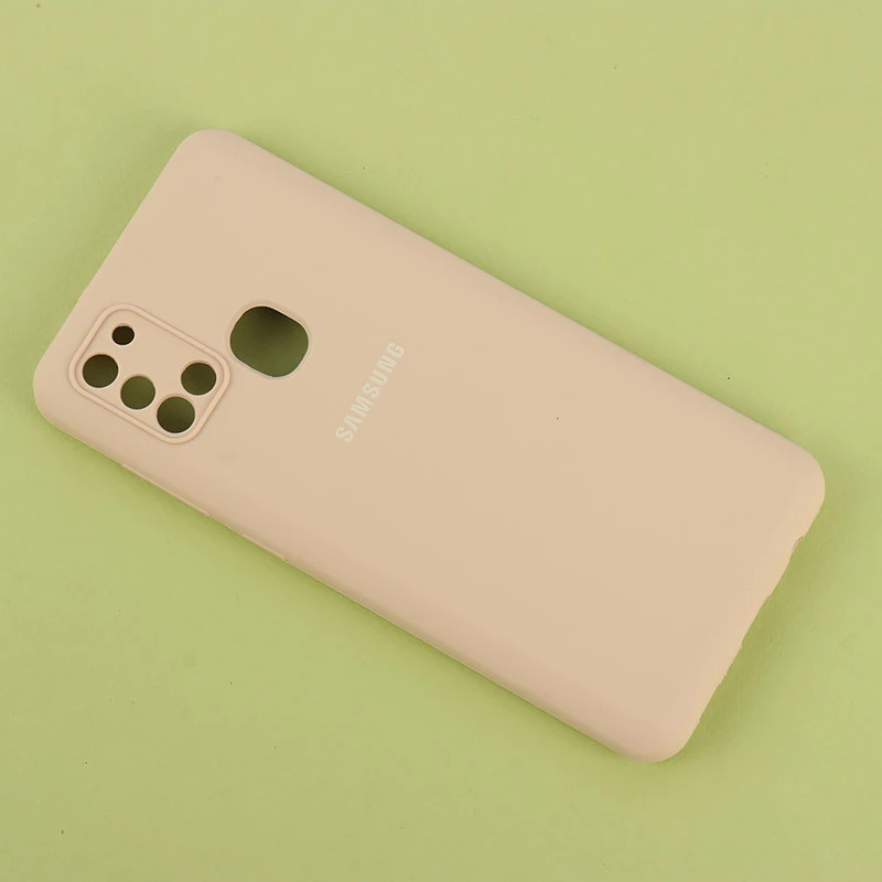 قاب سیلیکونی اصلی زیربسته سامسونگ Galaxy A21s محافظ لنزدار