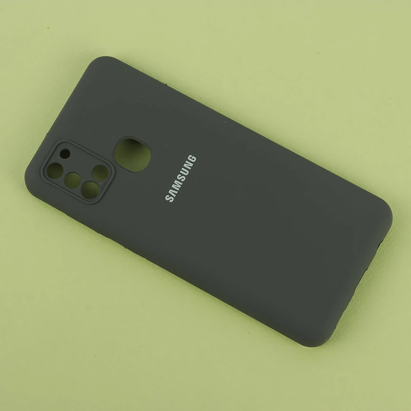 قاب سیلیکونی اصلی زیربسته سامسونگ Galaxy A21s محافظ لنزدار