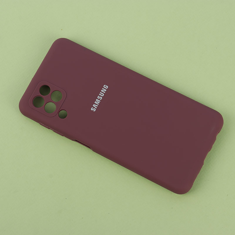 قاب سیلیکونی اصلی زیربسته سامسونگ Galaxy A22 4G محافظ لنزدار