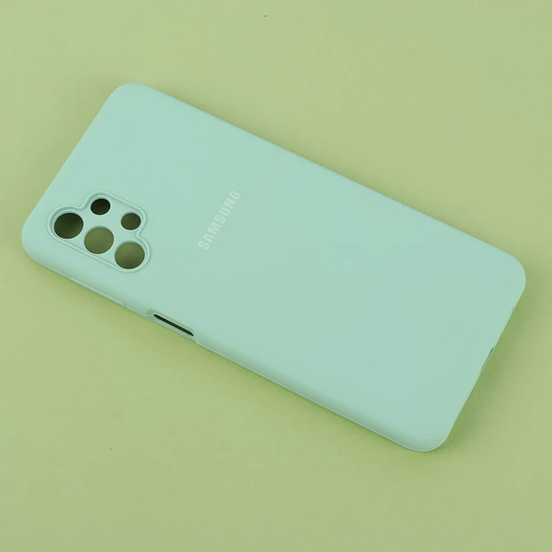 قاب سیلیکونی اصلی زیربسته سامسونگ Galaxy A32 5G محافظ لنزدار