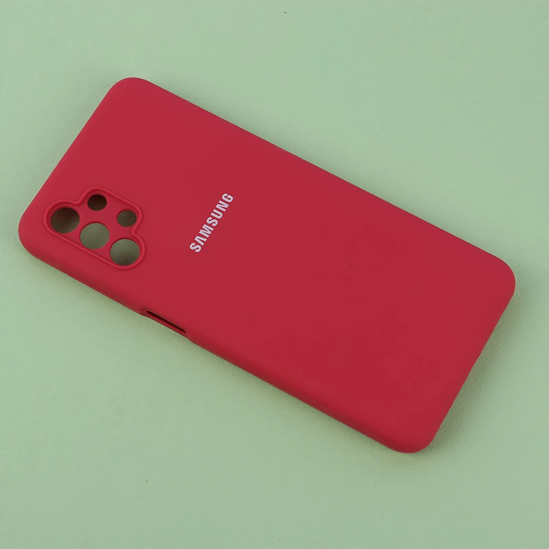 قاب سیلیکونی اصلی زیربسته سامسونگ Galaxy A32 5G محافظ لنزدار