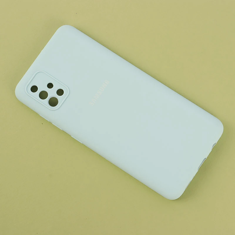قاب سیلیکونی اصلی زیربسته سامسونگ Galaxy A51 4G محافظ لنزدار