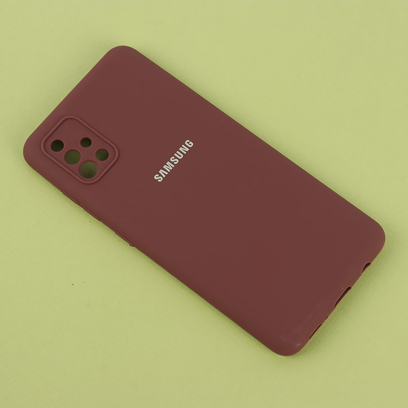 قاب سیلیکونی اصلی زیربسته سامسونگ Galaxy A51 4G محافظ لنزدار