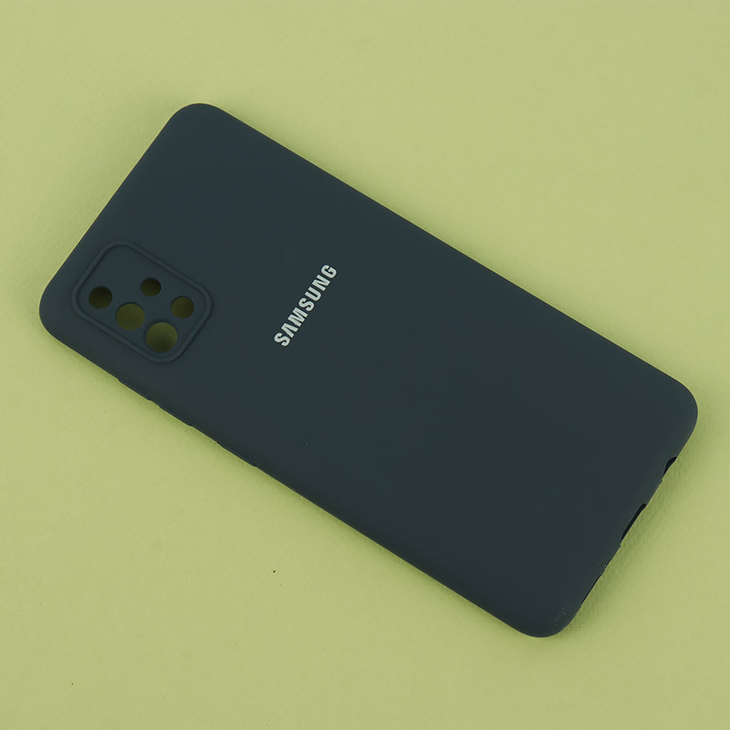 قاب سیلیکونی اصلی زیربسته سامسونگ Galaxy A51 4G محافظ لنزدار