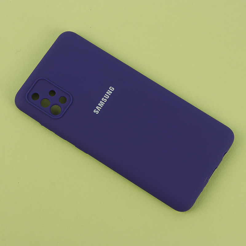 قاب سیلیکونی اصلی زیربسته سامسونگ Galaxy A51 4G محافظ لنزدار