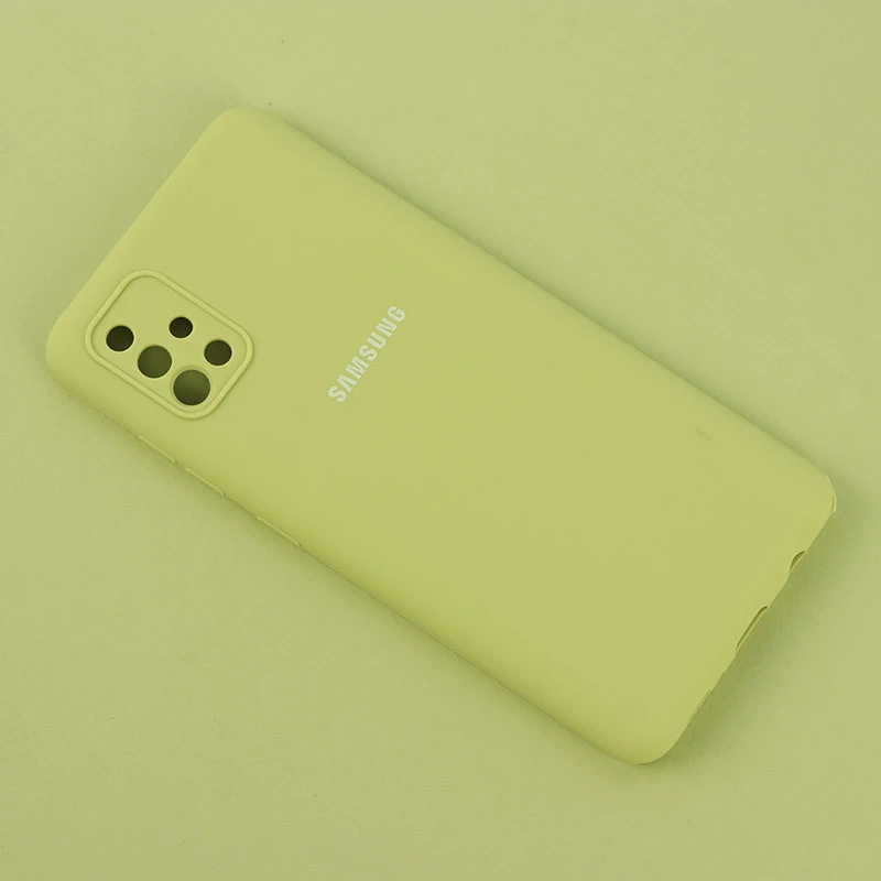 قاب سیلیکونی اصلی زیربسته سامسونگ Galaxy A51 4G محافظ لنزدار
