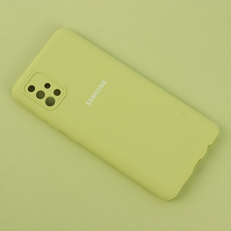 قاب سیلیکونی اصلی زیربسته سامسونگ Galaxy A51 4G محافظ لنزدار